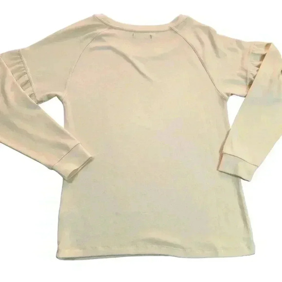 Elliott & Vine Sweater Size XL Soft Yellow Cream Puff Top Longsleeve *See Descri - Picture 2 of 14